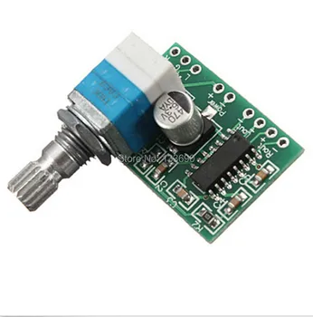 2PCS Mini PAM8403 DC 5V 2 USB do Canal do Amplificador de Áudio Digital a Bordo do Módulo 2 * 3W Controle de Volume com Potentionmeter