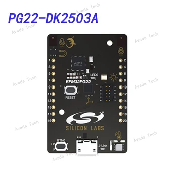 Avada Tecnologia PG22-DK2503A EFM32PG22 Thunderboard Gecko ARM® Cortex®-M33 MCU de 32 Bits Incorporados Placa de Avaliação