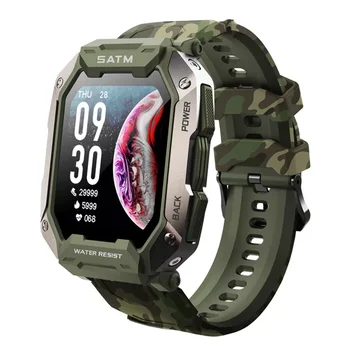 Novo Smartwatch Homens 5ATM Impermeável 1.71 Polegadas HD ao ar livre Profissional Smart Watch Homem Para Nadar Relógios Para Android IOS