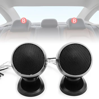 2pcs de Carro Universal Tweeter, alto-Falante 150W 4 ohms Estéreo de Áudio Altifalante da Porta do Carro alto-Falantes Bass Subwoofer Para Carro Áudios