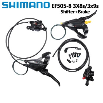 Shimano EF505 BR M315 3x9 3x8 2X8 Velocidade MTB Bicicleta Travões de Disco Hidráulicos Shifter Gatilho Cabo Interno M315 Divisão de Freio