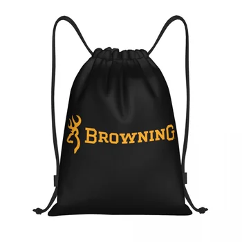 Browning Cordão Mochila Saco de Ginásio de Esportes para as Mulheres os Homens de Compras Sackpack