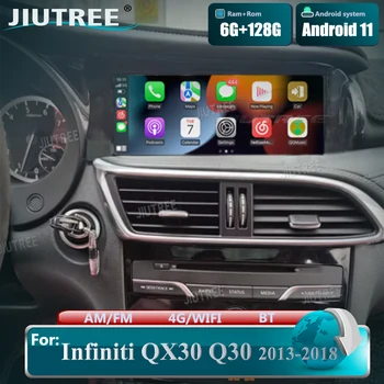 128 GB Android 11 de rádio de Carro Para Infiniti QX30 Q30 2013-2018 som do carro reprodutor multimédia da unidade principal sem fios carplay android auto