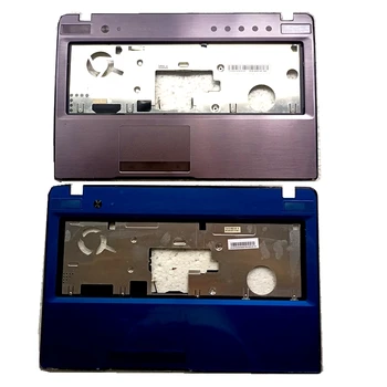 Novo Original laptop apoio para as Mãos caso A tampa do teclado Inferior Caso D a Tampa para o Lenovo Z575 Z570 azul cinza com touchpad