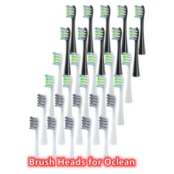 Substituição da Escova de Dente Cabeça para Oclean SE+/Ar/Uma/Z1/F1/X /X Pro Série Sonic Escova de dentes Elétrica Limpeza Profunda 10Pcs/20Pcs/30Pcs
