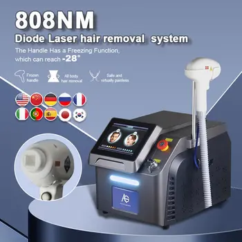 2000W Preço de Fábrica do Diodo 808nm do Cabelo do Laser Máquina de Remoção Permanente Indolor, a depilação Com a Pele badejo Depiladora a Laser
