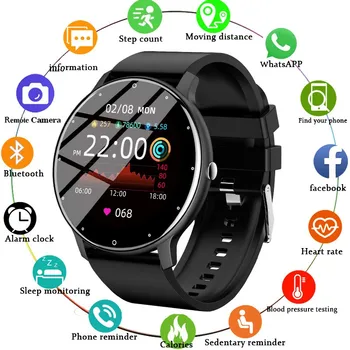 2022 neue Inteligente Uhr Männer Frauen Ecrã Táctil de Esporte Fitness Uhr IP67 Wasserdichte Bluetooth Für Android IOS Smartwatch Män