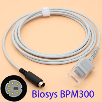 6pin para DB9 SpO2 sensor adaptador/extensoin cabo para Biosys BPM-300 monitor de paciente,Aplicar a Nellcor DS100A não Oximax spo2 sonda.