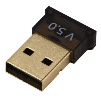 Adaptador USB Bluetooth sem Fio 5.0 de Áudio sem Fios de Música Estéreo Adaptador Dongle Receptor Para Tv, Pc Csr4.0 Adaptador Sem Fio