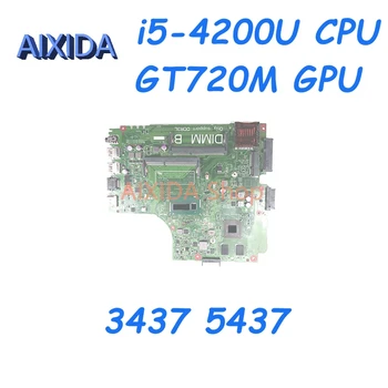 AIXIDA CN-0YFVC4 0YFVC4 YFVC4 Laptop placa-Mãe Para Dell Inspiron 3437 5437 placa-mãe i5-4200U CPU GT720M GPU teste completo