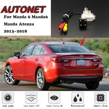 AUTONET HD Visão Noturna de Backup câmera de Visão Traseira Para Mazda 6 Mazda6/Mazda Atenza 2013~2018 CCD/placa de licença da Câmara ou Suporte
