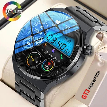 2023 Relógio Novo GT3 Pro Smart Watch Homens NFC Impermeável Sport Fitness Tracker de Chamada Bluetooth Smartwatch Homem Para HUAWEI Android IOS