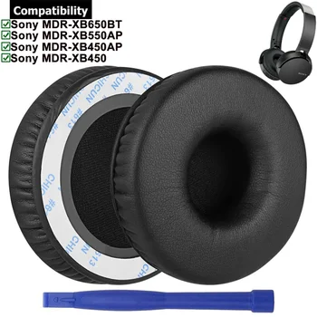 Substituição de Almofadas Almofadas para Sony MDR-XB550AP MDR-XB450AP MDR-XB450 Fones de ouvido MDR