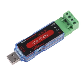 CH341 USB PARA RS485 Serial 120ohm Botão do Interruptor 4Pin Bloco de Terminais da Placa de Comunicação Serial Adaptador