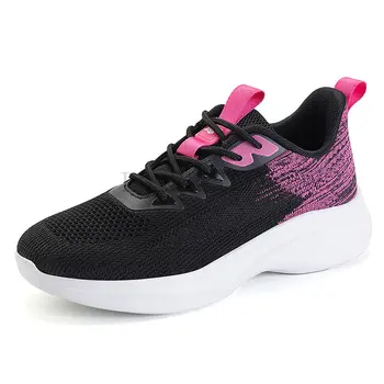 Mulheres Sapatas dos Esportes de Malha Calçados Esportivos Respirável Esportes Tênis Ultra Leve e Confortável Mulheres Plus Size Sapatos