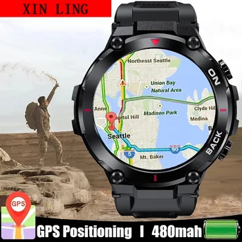 2023 Smart Watch GPS de Navegação Esportes ao ar livre Impermeável de Fitness Homens relógios de Oxigênio no Sangue Monitoramento smartwatch Para Xiaomi