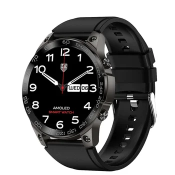 2023 Novo NFC Smart Watch Bluetooth 5.0 Chamada 400mAh Bateria IP68 Impermeável Homens Smartwatch AMOLED Full HD Tela de Toque de Relógios