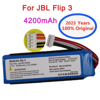 2023 Anos Nova Bateria Original Para JBL Flip3 Flip 3 4200mAh GSP872693 P763098 03 sem Fio bluetooth alto-falante Bateria Em Estoque