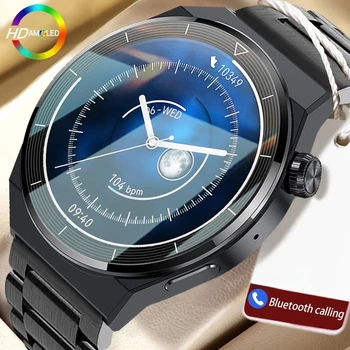 2023 Novo NFC Smart Watch Homens GT3 Pro AMOLED 390*390 HD Tela Impermeável Chamada Bluetooth Assistir a Mulher de Monitoramento de Saúde Para Huawei