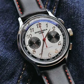 VK64 Cronógrafo Homenagem Homens Relógio de Luxo 316L de Aço Inoxidável, Impermeável 2023 Marca de Topo MYSTERYCODE Novo Relógio