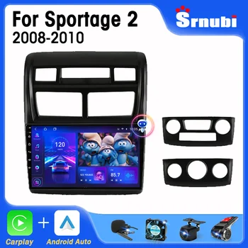 Android 11 Para Kia Sportage 2 2008-2010 auto-Rádio de Vídeo Multimídia 2Din de Navegação de Áudio Carplay Acessórios de Cabeça de Jogador Unidade