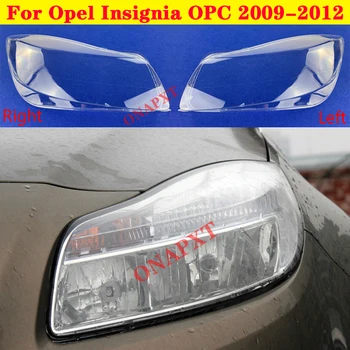 Luz de carro Tampas Transparentes Abajur Farol Dianteiro do Vidro da Tampa da Lente Shell de Cobertura Para Buick, Opel Insignia OPC 2009-2012