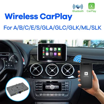 Sem fio Apple CarPlay para a Mercedes Benz A B C S GLK ABL ML SLK Classe para o período 2007-2017 NTG4.0 NTG4.5 NTG5 Android Automática do Módulo de Vídeo