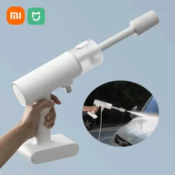 Xiaomi Mijia Sem Fio Lavador De Carros Arma De 2,4 MPa Água De Alta Pressão Pistola De Spray Limpador De Espuma Gerador Automático De Limpeza Cuidados Com A Lavagem Do Carro