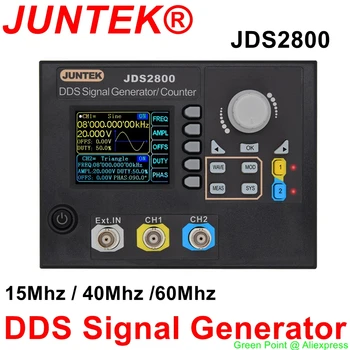 JUNTEK JDS2800 40MHZ Gerador de Sinal Digital de Controle CNC Dual-Channel DDS Função de forma de Onda Arbitrária Contador de Frequência Metros