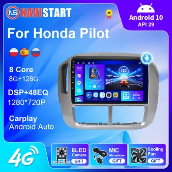 NAVISTART Rádio do Carro Para o Piloto Honda 2006-2008 Auto estéreo Android 10 Com Tela de Navegação GPS Multimídia Vídeo Player 2 din