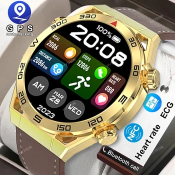 2023 Novos Negócios Ultimate Smart Watch para Huawei Homens de Chamada Bluetooth Bússola NFC 100+ Sprots Smartwatch Impermeável Relógios IOS