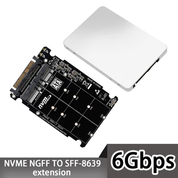 IFE-8639 NVME U. 2 Para NGFF M. 2 Tecla M & B Chave SSD Adaptador para 2280 2260 2242 2230 SSD (Não Interface SATA)