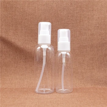 30 50 60 100 ml de Plástico Cosméticos Bomba de Garrafa Reutilizável Composição da Água de Creme de Shampoo Facial Cleanser da Bomba de Contentores