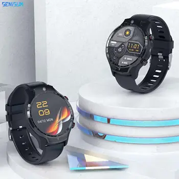 Novo Smart Watch 1.6 polegadas Tela HD Android 9.1 GPS Smartwatch 4G 128 gb de ROM 800mAh Sistema Dual de frequência Cardíaca Spo2 Monitor de Smart Watch