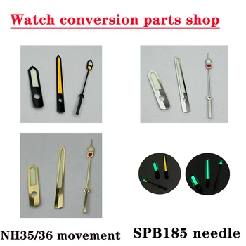 Assistir a Parte de Aço Inoxidável/Ouro/Preto Luminoso do Relógio de Mão Adequada Para NH35/36 Movimento Automático