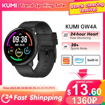 KUMI GW4A Tela de TFT de Smart Watch, Mais de 20 Esportes Modos de IP68 Impermeável de Fitness Monitor de Pressão Arterial Para ios Telefones Android