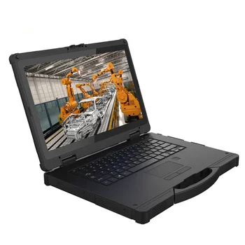 De 14 polegadas de desbloqueio de impressões digitais opcional tela de toque do pc industrial computador portátil i7 robusto notebook