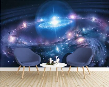 beibehang Personalizado moderno e minimalista céu estrelado universo constelação galaxy mural de fundo, papel de parede, papel de parede