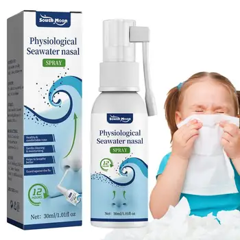 Salina Nasal Spray Bebê Salina Nasal Spray Para Suavizar Passagens Nasais Aliviar A Congestão Nasal Coriza Seca Rinite Suavemente