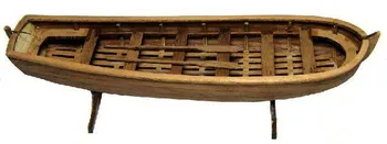 NIDALE modelo de Escala 1/50 Clássico antigo barco a vela modelo russa Ingermanland 1715 180mm Geral bote salva-vidas de madeira, kit modelo
