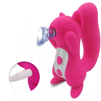 10 Modos de Pega sem Fio Esquilo Clitóris Chupar o Vibrador Mamilo Vibração de rpg Massager Adultos Brinquedos para as Mulheres