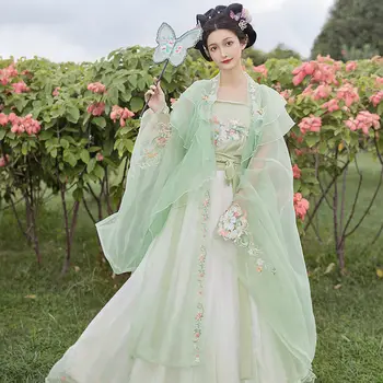 Yourqipao Chinês Tradicional Hanfu Cosplay Traje De Princesa Vestidos De Melhoria De Fadas Elegante E Linda Menina Asiática De Moda Retrô