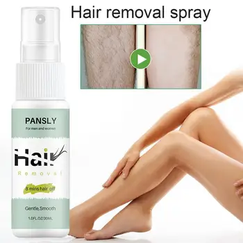 Remoção do cabelo do Spray Indolor Crescimento do Cabelo Inibidor Para o Braço, Axila, Perna Nutre de Reparação de Cuidados de Remoção de 30 ML Sprays Para Homem, Mulher