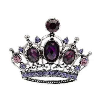 CINDY XIANG Coroa de Cristal Broches Para as Mulheres formam a Jóia do Vintage Lindo Strass Brilhando Pin de Alta Qualidade Novo 2021