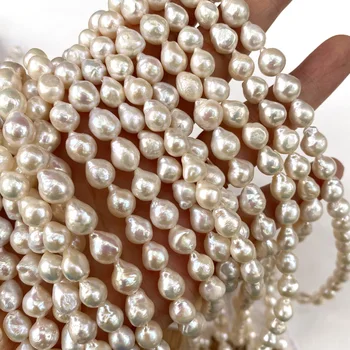 Natural de água Doce de Contas de Pérolas de Forma Irregular Barroco Soco Solta Esferas Para fazer jóias DIY colar pulseira acessórios