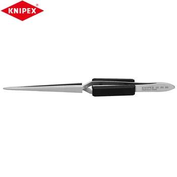 KNIPEX 92 95 89 Pinças Anti Magnético de Alta precisão em Aço Inoxidável Engrossado Delgado Apontado Cotovelo Com Alta Dureza