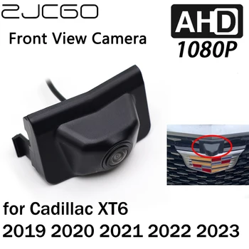ZJCGO Carro da Frente Vista LOGOTIPO da Câmera de Estacionamento AHD 1080P Visão Noturna para Cadillac XT6 2019 2020 2021 2022 2023