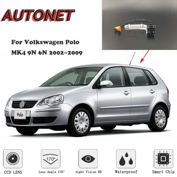 AUTONET HD Visão Noturna da câmera de Visão Traseira Para Volkswagen Polo VW Polo MK4 9N 6N 2002~2009/Câmera de segurança/placa de licença da câmara