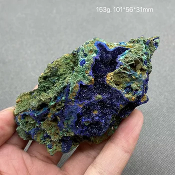 100% Natural bela Azurite e Malaquita simbiótica mineral amostra de cristal, Pedras e cristais de Cura de cristal