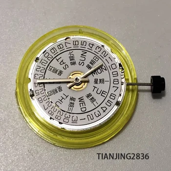 Movimento do relógio de Novo Tianjin Gaivota 2836 movimento em Três agulha dupla calendário com desempenho estável